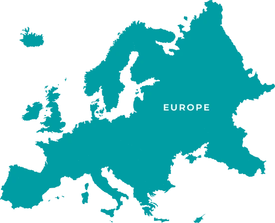 Map of Middle East & Asia